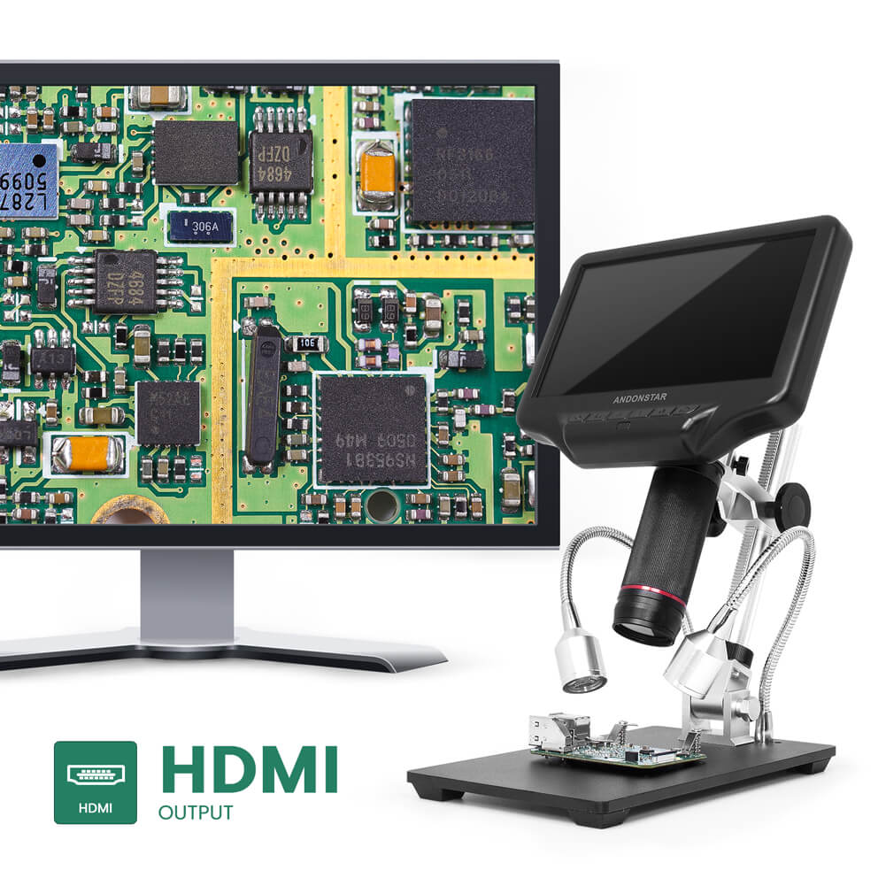 Use Andonstar Digial Microscope for PCB Inspection and Analysis