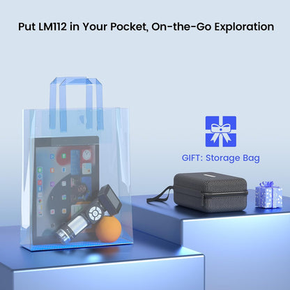 LM112 Microscope for Kids Adults Handheld Portable Microscope