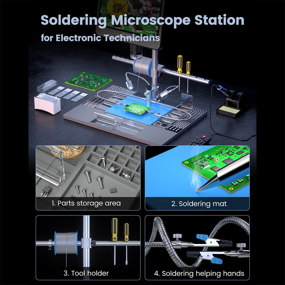 4K 60FPS Soldering Digital Microscope HDMI Andonstar