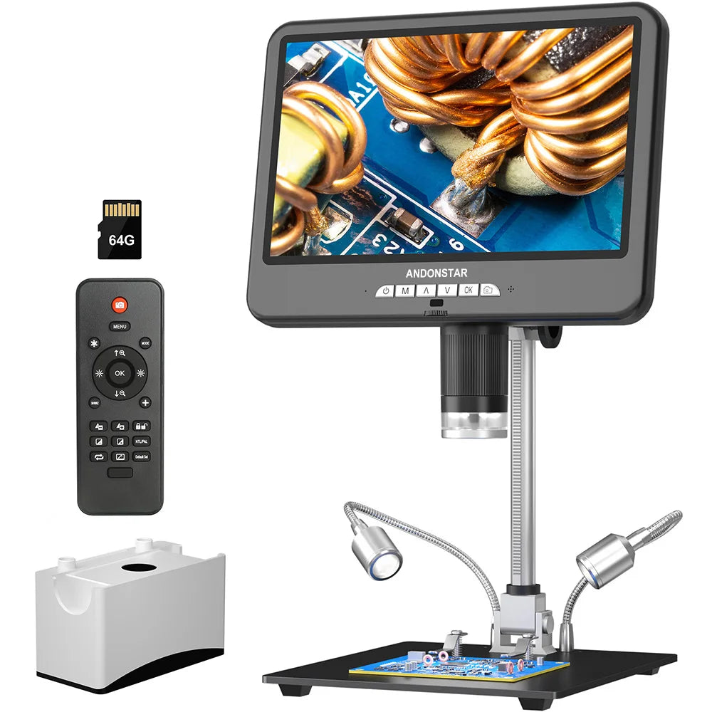 4K 60FPS Soldering Digital Microscope HDMI 2.0 with Audio