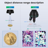 Andonstar AD246P/AD249P  7 in/10 in Monitor 3 lenses Digital Microscope with Quadruple Nosepiece Slots