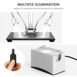 3 lenses AD246S-M/AD249S-M  LCD HDMI 10/7 inch Digital Microscope  HDMI&PC Supported