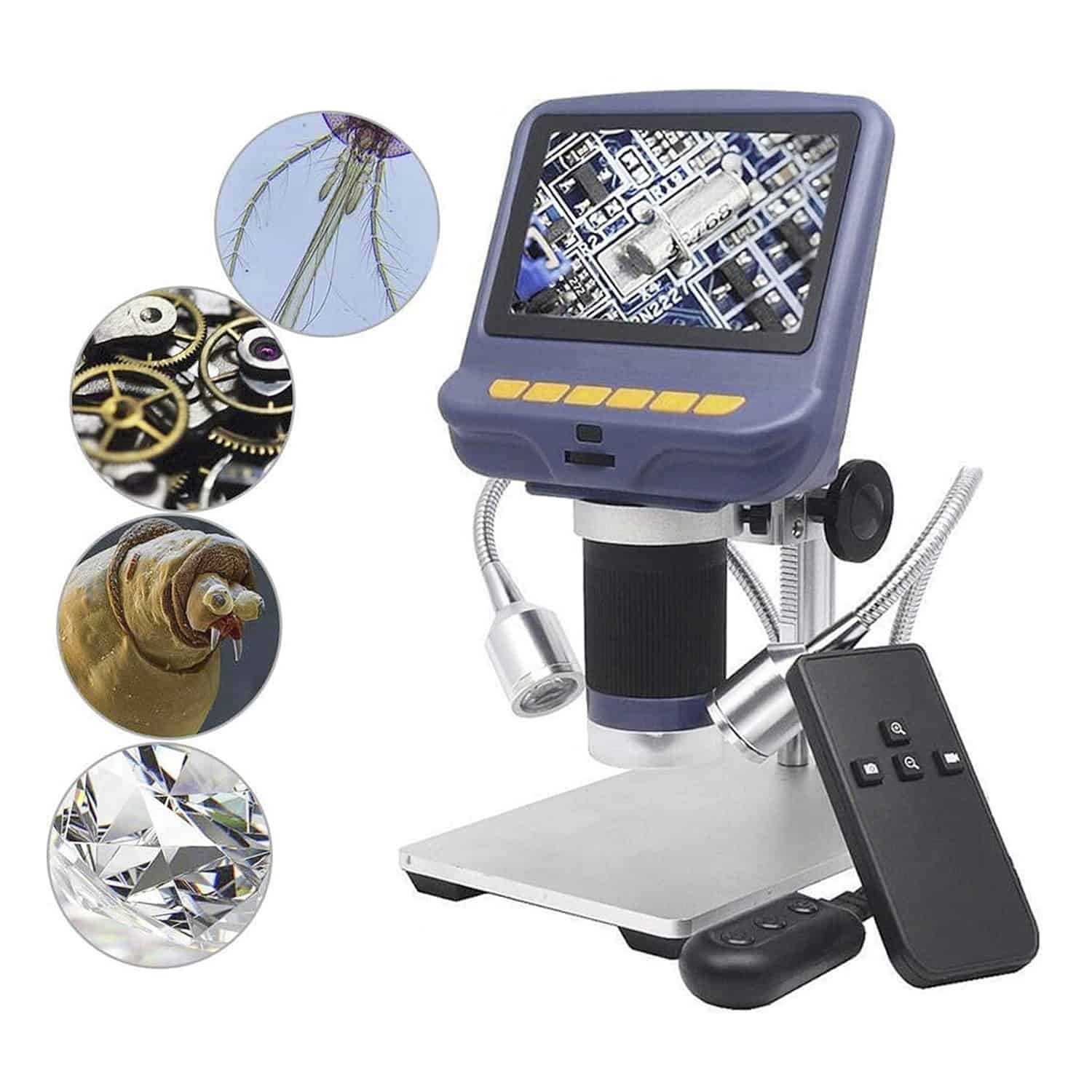 Andonstar AD106S Digital Microscope with 4.3-inch Display