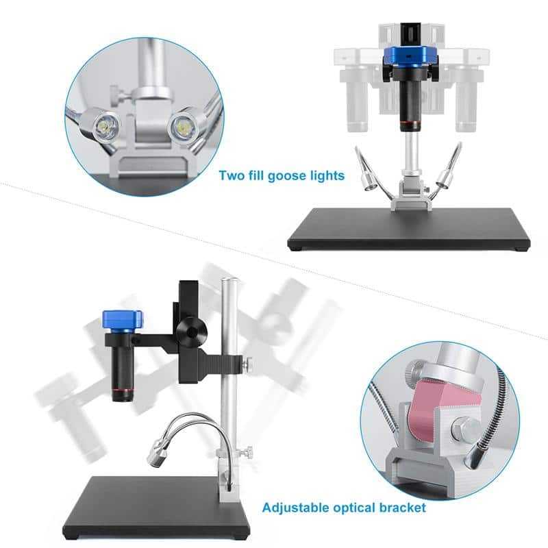 Adjustable Stand of Andonstar AD1605 4K Digital Microscope with HDMI Output