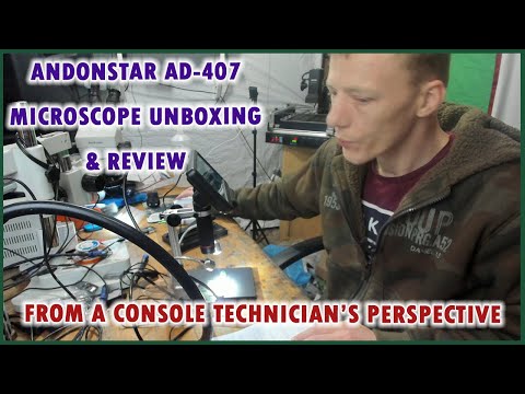 Andonstar AD407 HDMI soldering Digital Microscope 7 inch LCD Screen Mi